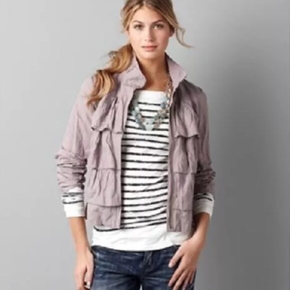 LOFT Jackets & Blazers - Ann Taylor LOFT Ruffle Jacket